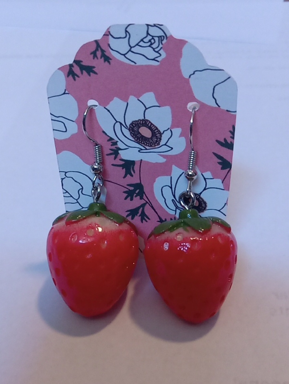 Strawberry Dangle Earrings
